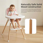 Babilous Wooden Baby High Chair - Image 2