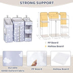 Orzbow 3-in-1 Hanging Diaper Caddy Organizer - Image 6