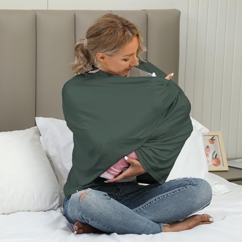 Breathable Car Seat Cover for Babies – Multi-Purpose Soft Rayon Nursing Cover - Image 5