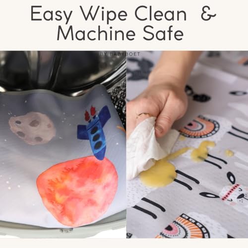 Splat Mat for Baby – Under High Chair Floor Mat Protects Wood, Vinyl and Carpet - Image 3