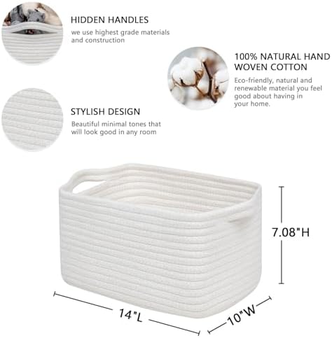 CubesLand Woven Rope Storage Basket - Image 2