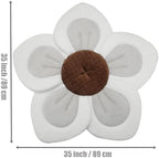 PandaEar Baby Bath Pad for Infant Newborn | Soft Flower 5 Petals for Sink - Image 3