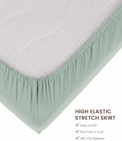 Baby Crib Sheets for Boys Girls, Toddler Bed Sheets Fitted for 52x28 Inch - Image 6