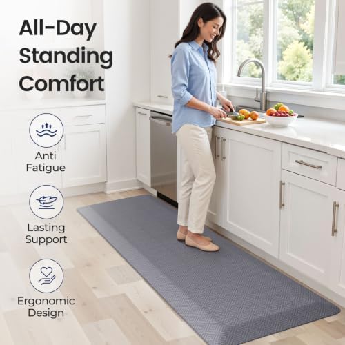 1" Extra Thick Anti Fatigue Kitchen Mats - Image 3