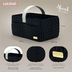 Luxurious Baby Diaper Caddy, Nursery Storage Basket - Image 4