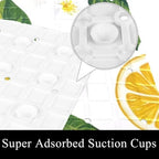 Shower Mat Non Slip 26.8 x 15.1 Inches, Lemons Flower Bathtub Mat Shower Stall - Image 3