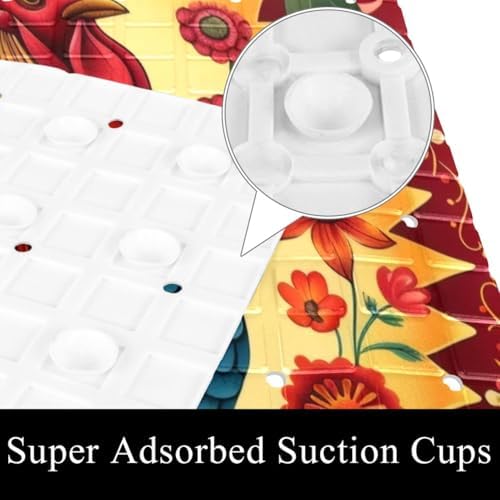 Non Slip Shower Mat Bathtub Mat 15.1x26.8 Inch, Quick Dry Bath Mat - Image 3