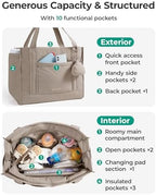 BAGSMART Diaper Bag Tote Puffer Baby Bag Lightweight - Image 3