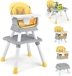 BABY JOY Baby High Chair, 8 in 1 Convertible Highchair by BABYJOY