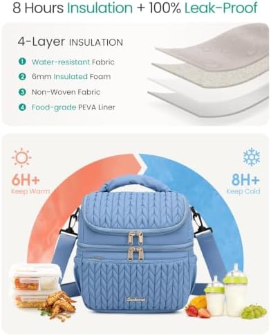 Breastmilk Cooler Bag, 12L Double Deck - Image 4