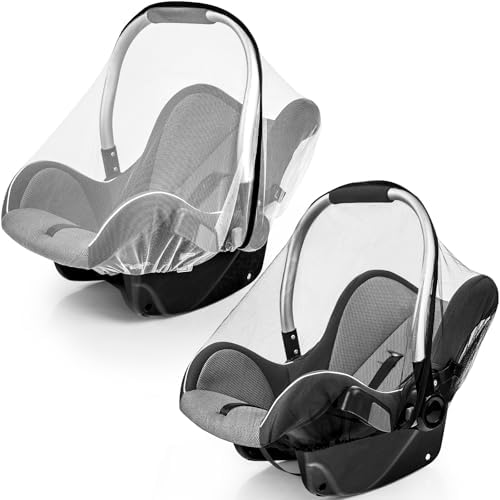 2 Pack Baby Mosquito Net for Infant Car Seats by WNATN
