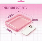 CoiiJoii 3PCS Large Clear Hard Shell Zippered Case, Diaper Bag Organizing - Image 6