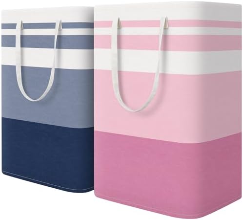 HomeHacks 2 Pack Laundry Baskets, Laundry Hampers Bags by HomeHacks