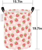 Foldable Waterproof Round Fabric Laundry Basket Home - Image 2