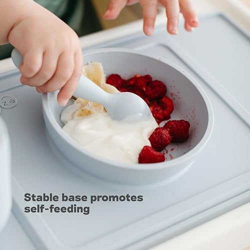 ezpz Mini Bowl - 12 Months+ - 100% Silicone Suction Placemat + Bowl - Image 4