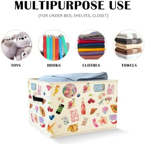 Preppy Y2K Aesthetic Storage Basket Bins - Image 2