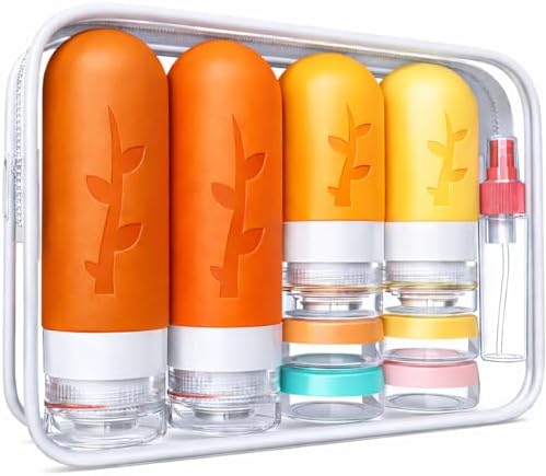 Tocelffe Travel Containers for Toiletries, travel bottles for Toiletries by Tocelffe