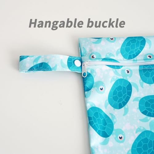 Happy Flute 3 Set Wet Bag Storage Bag Zipper Waterproof Washable - Image 6