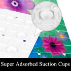 Shower Mat Non Slip, Watercolor Floral Anti Slip Bath Mat - Image 3