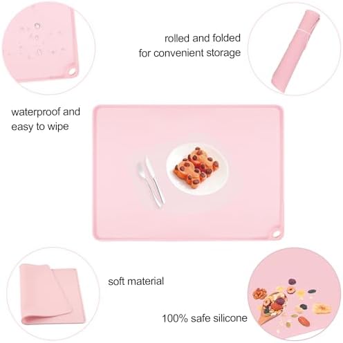 Pink Toddler Placemat-Non Slip Placemat - Image 5