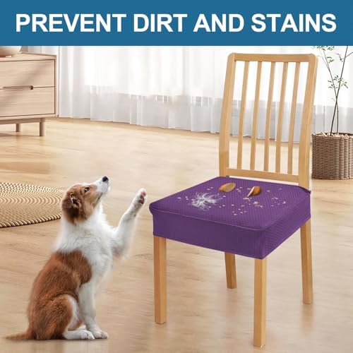 Smiry Waterproof Seat Covers for Dining Room Chairs - Image 6