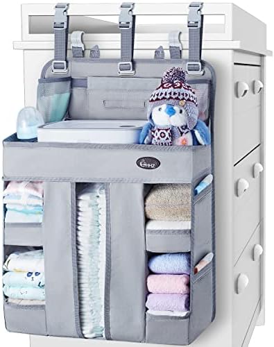 HHZ XL Hanging Diaper Caddy Organizer –Sturdy and Durable Baby Organizer – by HHZ
