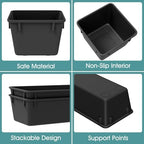 25 PCS Plastic Drawer Organizer Set, Makeup Organizers and Storage Bins - Image 3