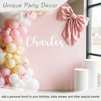Boao Personalized Name Letter Wall Decal, Elegant Script - Image 6