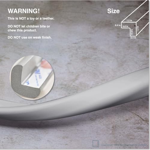 Roving Cove Furniture Edge Protector, Desk Edge Cover, Large 12ft Edge Only - Image 6