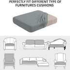 Water Repellent Sofa Seat Cushion Covers High Stretch Furniture Protector - Image 7