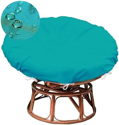 Papasan Cushion Cover Only, 50in Outdoor Indoor Papasan Chair Cushion Cover by Sqodok