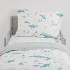 Little Unicorn Toddler Bedding 3-Piece Set | Includes Comforter, Crib Sheet & - Image 3