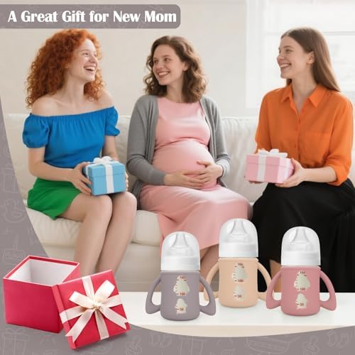 BUSOHA 3 Pack Silicone Sleeves for Pigeon 5oz Baby Bottle - Image 7