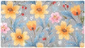 Shower Mat Non Slip 26.8 x 15.1 Inches, Floral Design Bathtub Mat Shower Stall by Anna+Cowper