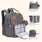 BabbleRoo Extra Large Diaper Bag Backpack, Expandable Baby Bag - Image 5