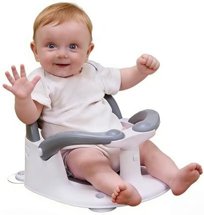 Baby Bath Seat for Babies 6 Months & Up Sitting Up, Infant Bath Seat by LDIIDII