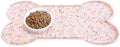 PWTAA Dog Food Mat Anti-Slip Silicone Dog Bowl Mat Thicker Pet Placemat by PWTAA