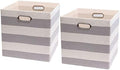 Posprica Storage Cubes, 13×13 Collapsible Storage Baskets Bins Fabric Drawers by Posprica