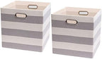 Posprica Storage Cubes, 13×13 Collapsible Storage Baskets Bins Fabric Drawers by Posprica