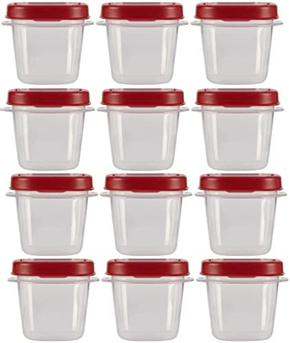 Rubbermaid Easy Find Lids Food Storage Containers, 0.5 Cup by Rubbermaid