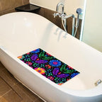 Shower Mat Non Slip, Colorful Floral Boho Anti Slip Bath Mat - Image 5