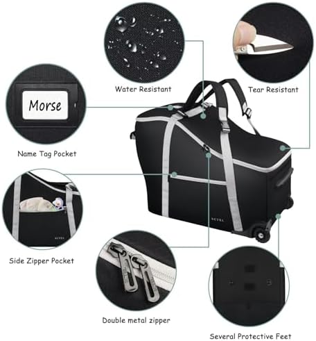 SCTEL Infant Car Seat Travel Bag Backpack - Image 6