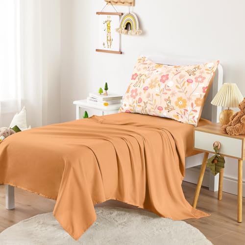Wake In Cloud - Floral Toddler Bedding Set - Image 4