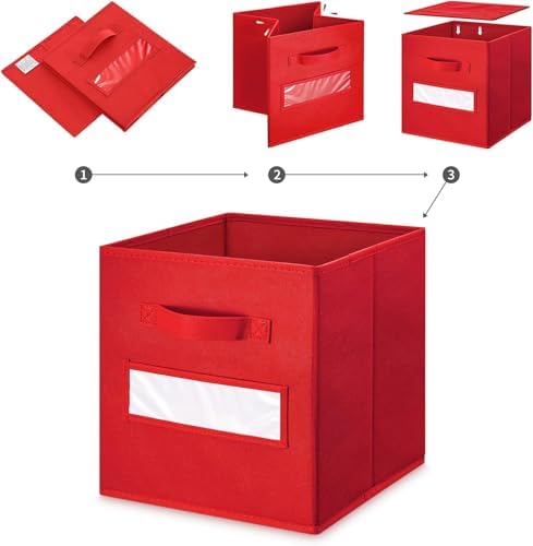 13x13x13 storage cube bins Fabric storage cubes - Image 4