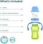 Evenflo Balance+ Trainer Cups for Babies 6+ Months, 2 Pack, Ergonomic Design - Image 7