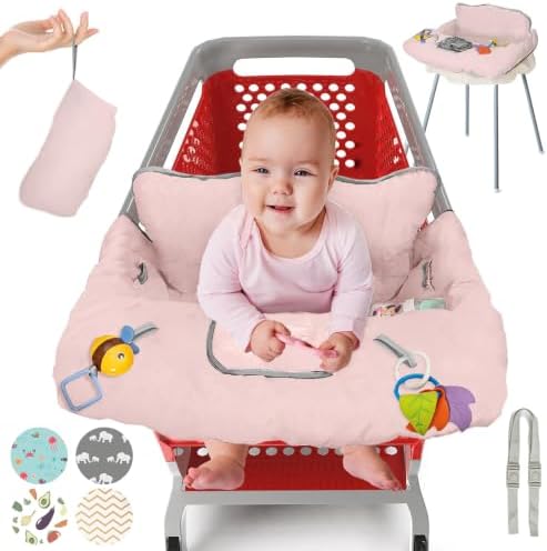 PILLANI Shopping Cart Seat for Baby, High Chair Cover for Restaurant Seat by Pillani