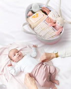 Maliton Diaper Caddy for Baby Girl-Cotton Rope Diaper Caddy, Diaper Organizer - Image 6