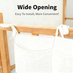 Baby Bedside Hanging Storage Bag Muslin Cotton, Crib Diaper Caddy Organizer 2 - Image 6