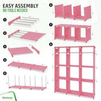 Cube Storage Organizer with Storage Bins Included - Image 4
