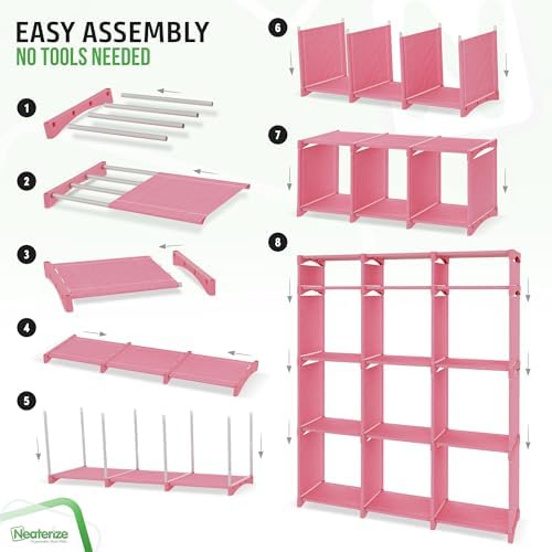 Cube Storage Organizer with Storage Bins Included - Image 4